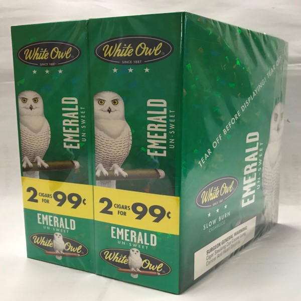 White Owl-Emerald